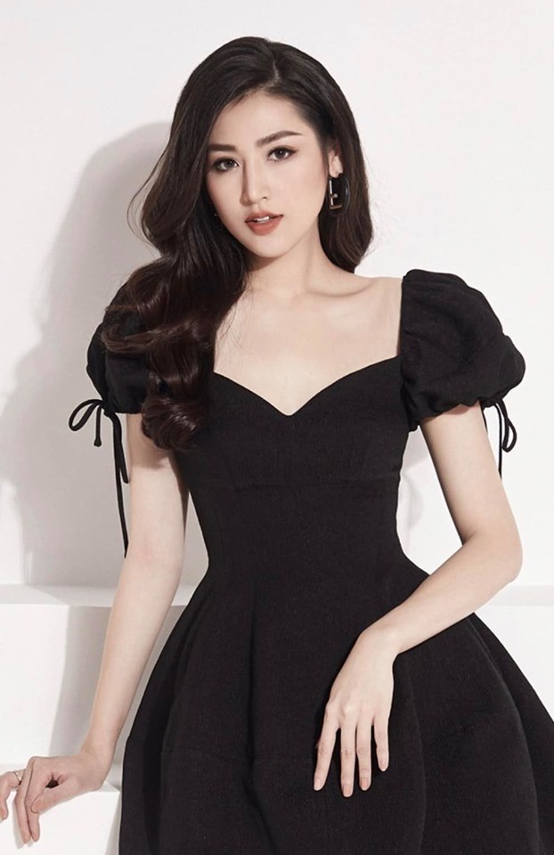 Hoa hậu Lương Thuỳ Linh và hai á hậu nổi bật ở Hà Nội với sắc xanh gợi cảm - ảnh 7