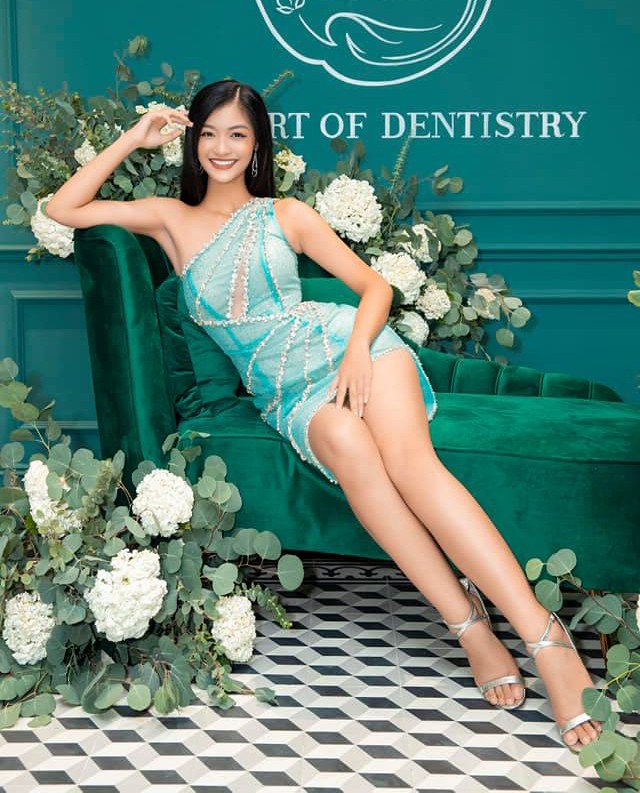 Á hậu Kiều Loan diện váy xẻ khoe chân dài gợi cảm trước thềm Miss Grand - ảnh 2