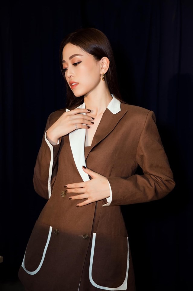 Hoàng Thuỳ tự hào về màn thể hiện của em gái ở Hoa hậu Hoàn vũ Việt Nam 2019 - ảnh 7