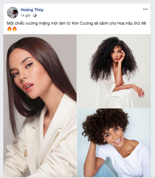 Hoàng Thuỳ háo hức vì Miss Universe 2019 sẽ được đội vương miện kim cương mới - ảnh 1