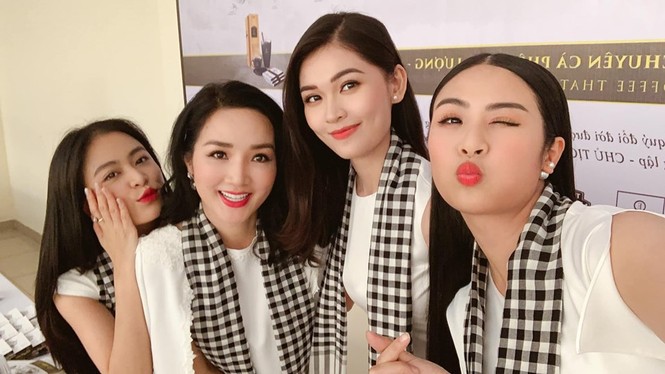 Hoa hậu Mỹ Linh vai trần yêu kiều làm giám khảo cùng 'Ngọc hoàng' Quốc Khánh - ảnh 9