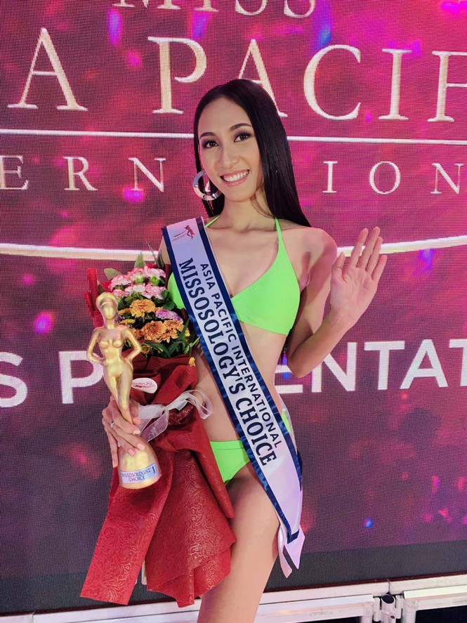 Thu Hiền nóng bỏng với bikini, được bình chọn nhiều nhất Miss Asia Pacific - ảnh 2