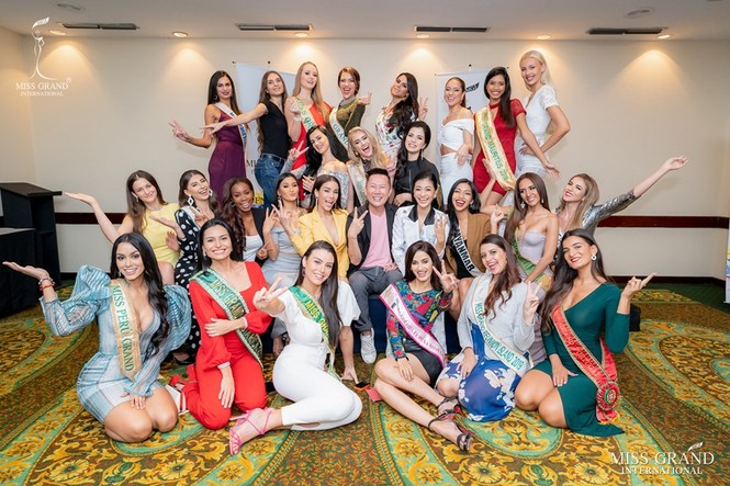 Á hậu Kiều Loan mặc suit cá tính giữa rừng thí sinh Miss Grand 'bánh bèo' - ảnh 2