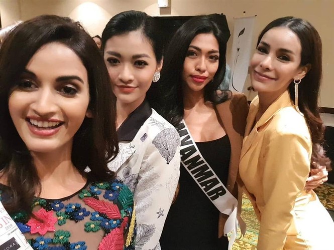 Á hậu Kiều Loan mặc suit cá tính giữa rừng thí sinh Miss Grand 'bánh bèo' - ảnh 5