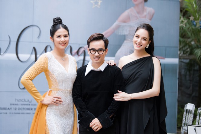 Á hậu Hoàng Anh khoe bụng bầu 7 tháng, hội ngộ dàn Hoa hậu đình đám - ảnh 1