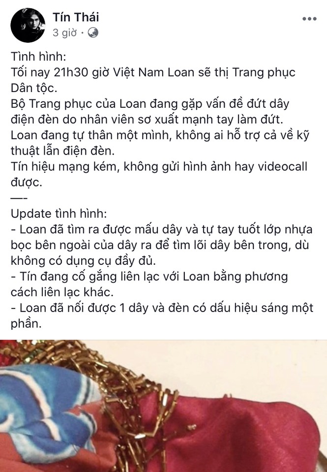 Quốc phục gặp sự cố sát giờ G và cách xử lý khiến fans thán phục của Kiều Loan - ảnh 3