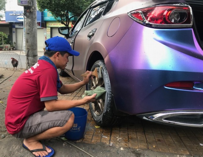 Chen chúc đưa xe đi… “tắm rửa, gội đầu” - ảnh 6