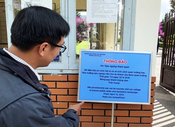 Chưa xác định thời gian mở cửa tham quan trường Cao đẳng Sư phạm Đà Lạt - ảnh 1