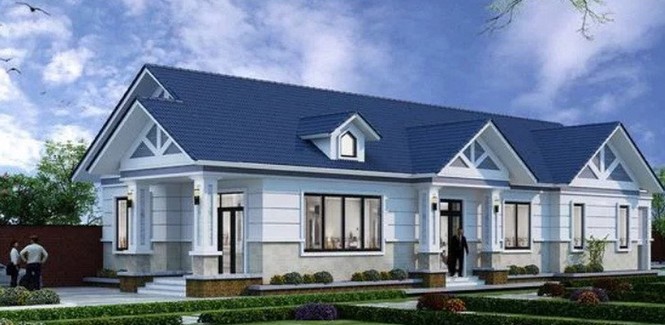 10 mẫu nhà cấp 4 đẹp ngang biệt thự chưa đến 600 triệu đồng - ảnh 8