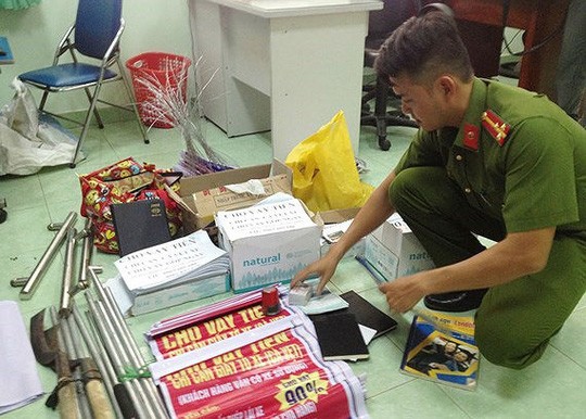 Hàng loạt băng nhóm tín dụng đen sa lưới - ảnh 1