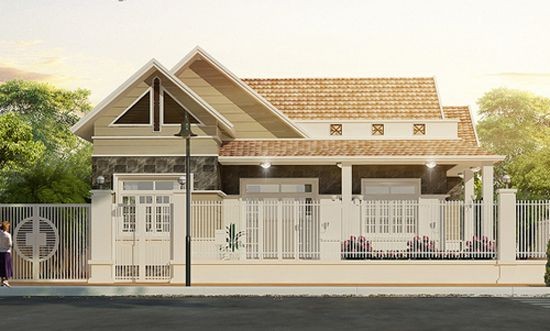 Những kiểu nhà cấp 4 đơn giản mà đẹp như cổ tích - ảnh 5