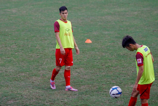 Tiến Linh tập luyện cùng các đồng đội ở U23 Việt Nam - ảnh 5