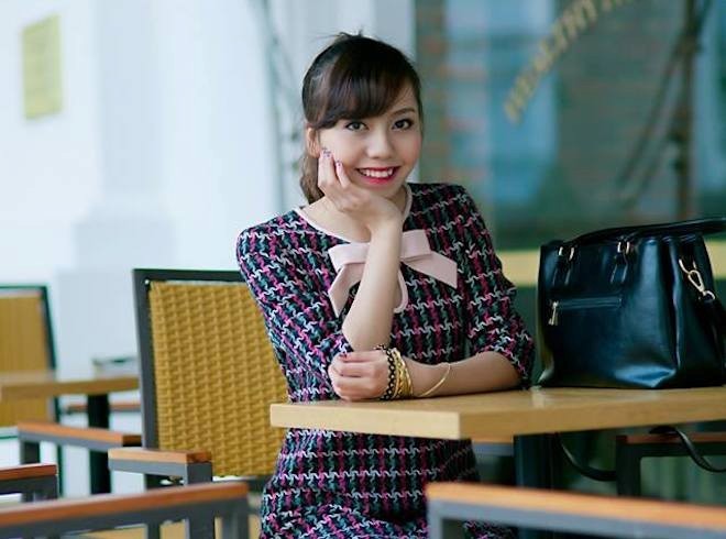 Nhan sắc hoa khôi trường Báo - ảnh 8