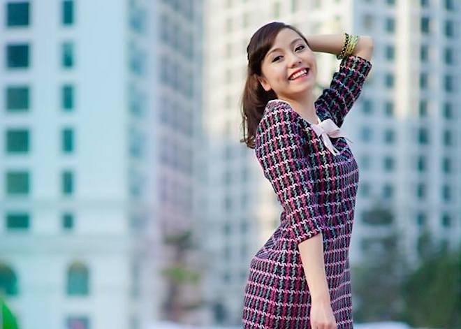 Nhan sắc hoa khôi trường Báo - ảnh 9