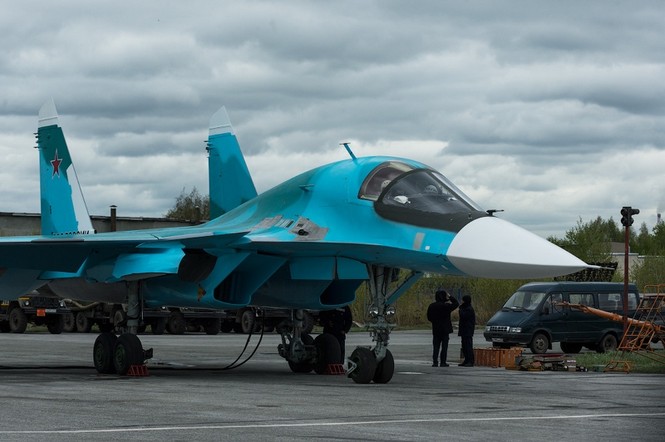 Vào nơi khai sinh ‘xe tăng bay’ Su-34 - ảnh 15