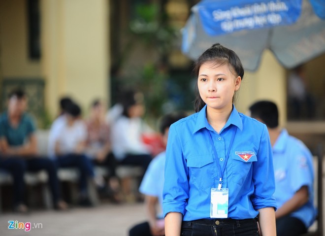 Dàn nữ sinh tình nguyện xinh đẹp của HV Hành chính - ảnh 2