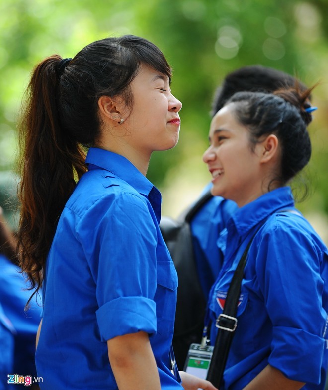 Dàn nữ sinh tình nguyện xinh đẹp của HV Hành chính - ảnh 7