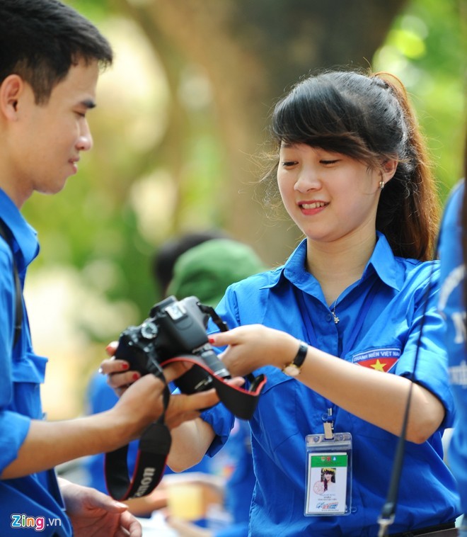 Dàn nữ sinh tình nguyện xinh đẹp của HV Hành chính - ảnh 8