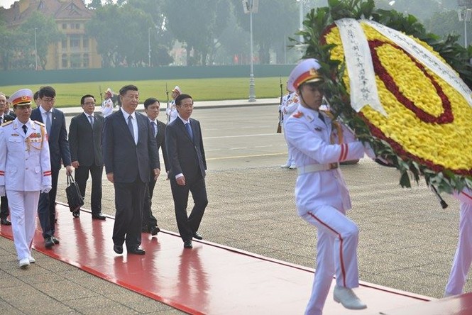 Chủ tịch Trung Quốc rời Hà Nội, kết thúc chuyến thăm Việt Nam - ảnh 12