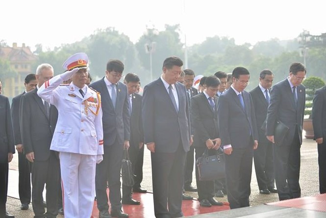 Chủ tịch Trung Quốc rời Hà Nội, kết thúc chuyến thăm Việt Nam - ảnh 11
