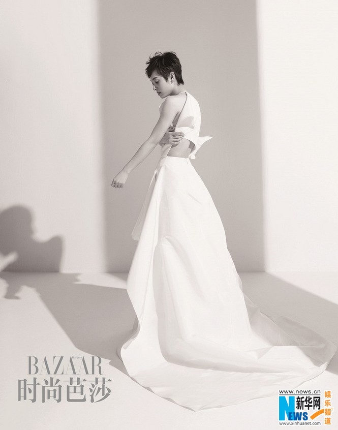 Tôn Lệ đẹp khác lạ trên tạp chí Harper's Bazaar - ảnh 3