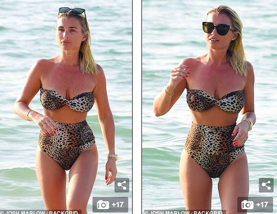 Billie Faiers khoe dáng nóng bỏng với bikini da báo - ảnh 4