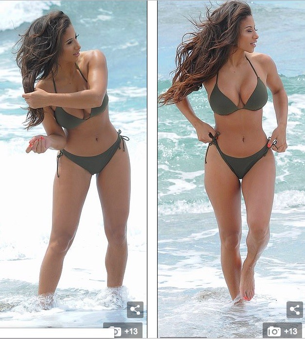 Kayleigh Morris nảy nở hút mắt với bikini 2 mảnh bé xíu - ảnh 1
