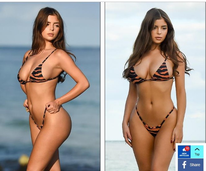 Thân hình nảy nở 'gây chao đảo' của nàng mẫu nội y Demi Rose - ảnh 4