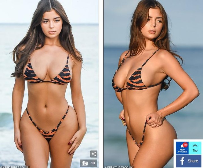 Thân hình nảy nở 'gây chao đảo' của nàng mẫu nội y Demi Rose - ảnh 5