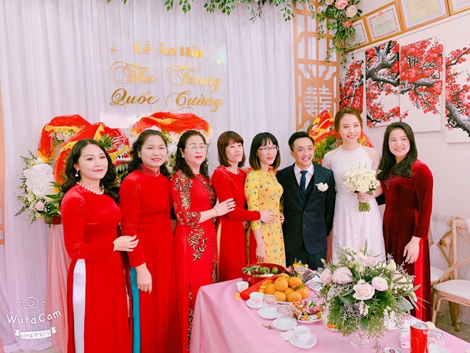 Mẹ Cường Đô La tặng nhẫn cho Đàm Thu Trang tại đám hỏi - ảnh 4