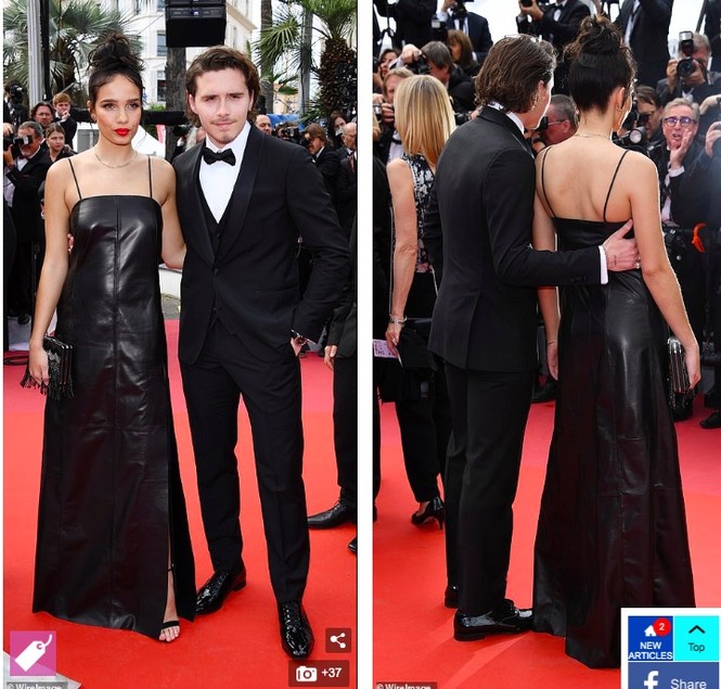 Cậu cả nhà Beckham đắm đuối bạn gái hơn tuổi trên thảm đỏ Cannes - ảnh 9