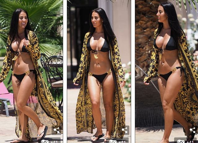 Sao truyền hình Anh nóng bỏng với bikini, tình tứ bên bạn trai - ảnh 3
