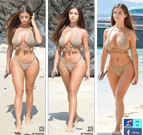 'Kim Kardashian nước Anh' khoe dáng nóng bỏng trên phố - ảnh 8