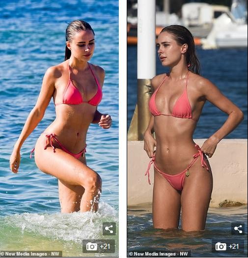 Mỹ nhân áo tắm Anh quốc phô đường cong thể hình 'cực phẩm' với bikini bé xíu - ảnh 3