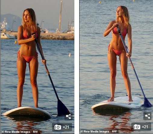 Mỹ nhân áo tắm Anh quốc phô đường cong thể hình 'cực phẩm' với bikini bé xíu - ảnh 4