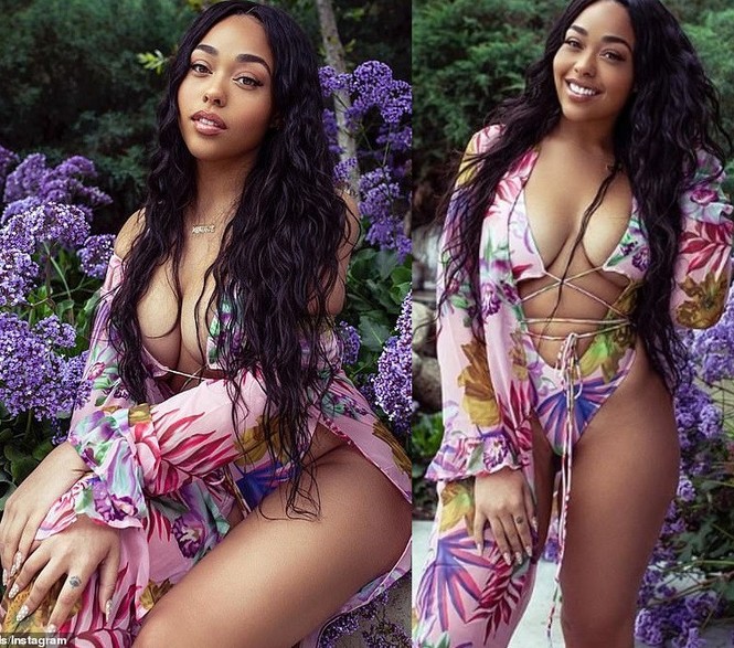 Người mẫu ngoại cỡ Jordyn Woods nảy nở gây 'chao đảo' - ảnh 5