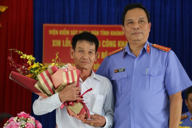 Khánh Hoà tổ chức xin lỗi người bị bắt giam oan 38 năm trước - ảnh 1
