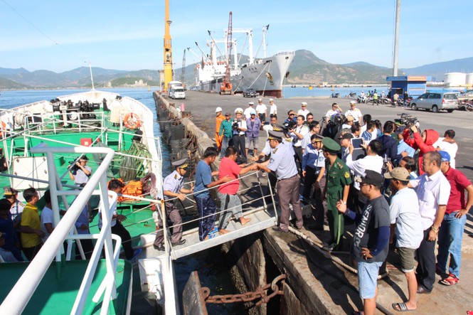 Đưa 41 ngư dân Quảng Nam gặp nạn ở Trường Sa vào bờ an toàn - ảnh 2
