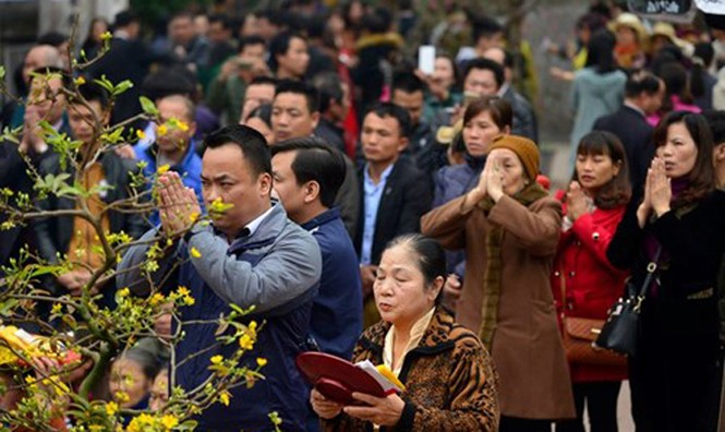 Đền Trần trước giờ khai ấn - ảnh 1