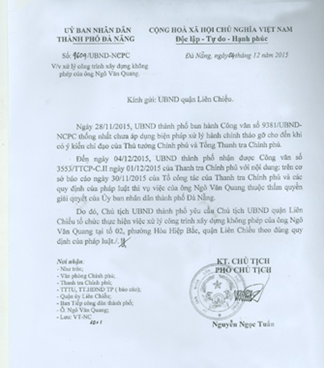 Biệt phủ rừng Hải Vân: Sẽ chính thức tháo dỡ - ảnh 2