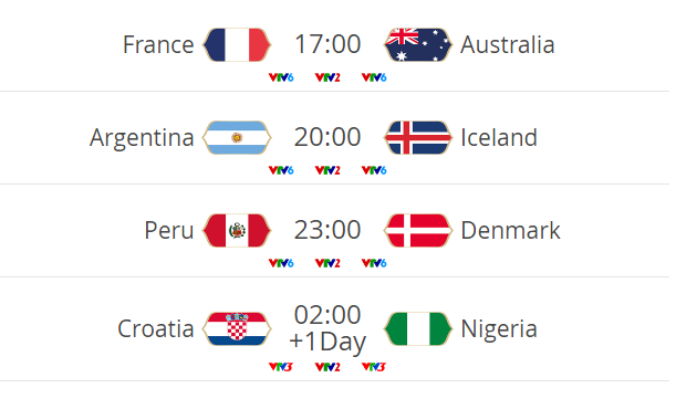 Lịch thi đấu World Cup ngày 16/6: Pháp, Argentina xuất quân - ảnh 1