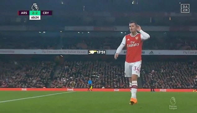 Arsenal mất điểm, đội trưởng Granit Xhaka hành xử xấu chưa từng thấy - ảnh 1
