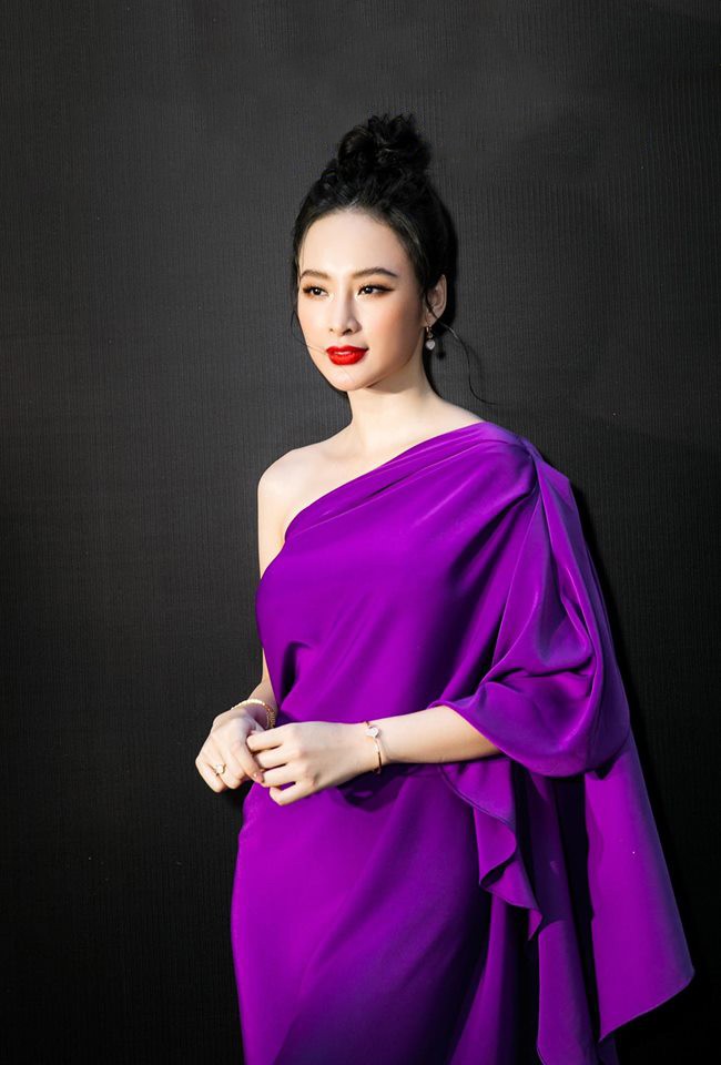 Angela Phương Trinh mặc đầm tím lệch vai, khoe làn da trắng ngần - ảnh 5