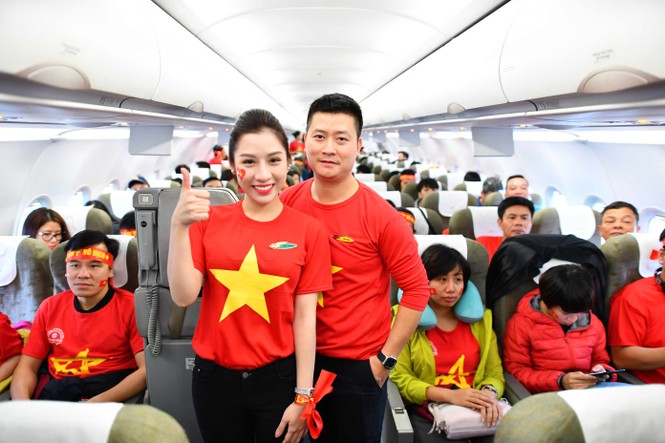 Chuyến bay sẽ tạo điều kiện tốt nhất cho toàn đội chuẩn bị ngay cho trận chung kết lượt về trên SVĐ Mỹ Đình diễn ra ngày 15/12/2018.