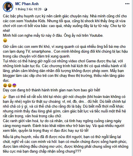 Sao Việt đồng loạt lên tiếng về 'Quái vật Momo' trên Youtube khiến trẻ tự tử - ảnh 2