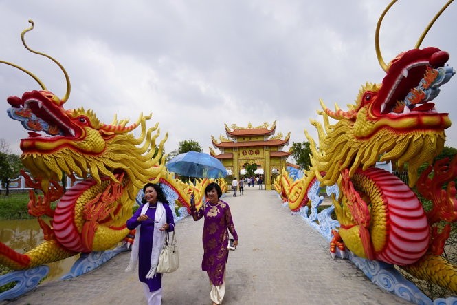 'Hé lộ' hình ảnh ngôi đền mới trong nhà thờ Tổ hơn 100 tỉ của Hoài Linh - ảnh 7