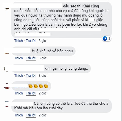 Khán giả tranh cãi việc Huệ đề nghị ôm Khải trước mặt Quốc trong trailer tập 73 - ảnh 6