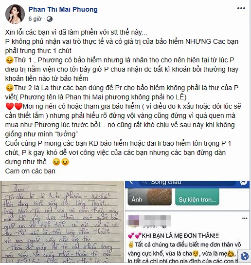 Xúc động với mong muốn của Mai Phương khi bị mạo danh bán bảo hiểm - ảnh 1