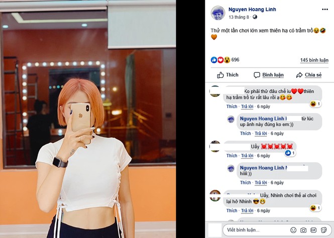 Loạt ảnh sexy mới của MC Hoàng Linh gây tranh cãi - ảnh 3