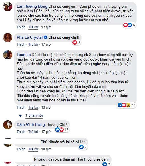 Nghệ sĩ Việt xúc động chia sẻ khi sân khấu kịch của NSND Hồng Vân phải đóng cửa - ảnh 2